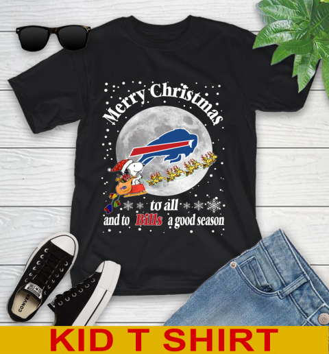 Buffalo Bills Merry Christmas To All And To Bills A Good Season NFL Football Sports Youth T-Shirt
