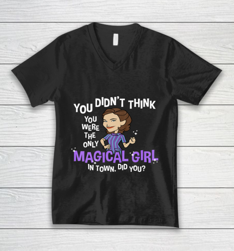 Marvel WandaVision Agatha Harkness Magical Girl V-Neck T-Shirt