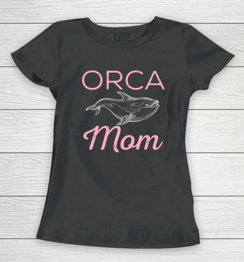 Funny Orca Lover Graphic for Women Girls Moms Whale Women's T-Shirt