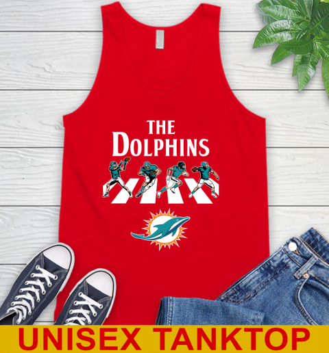 NFL Football Miami Dolphins The Beatles Rock Band Shirt Tank Top 5