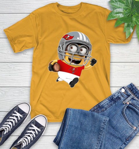 NFL Tampa Bay Buccaneers Minions Disney Football Sports T-Shirt 3