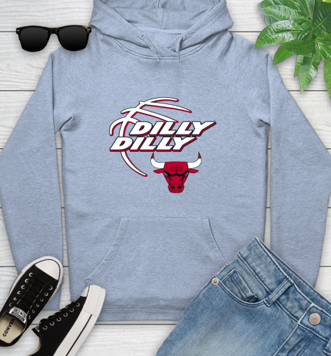 NBA Chicago Bulls Dilly Dilly Basketball Sports Youth Hoodie 10