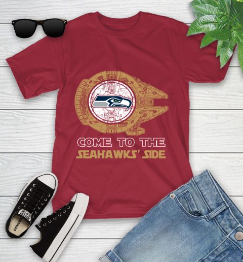 NFL Come To The Seattle Seahawks Wars Football Sports Youth T-Shirt 14