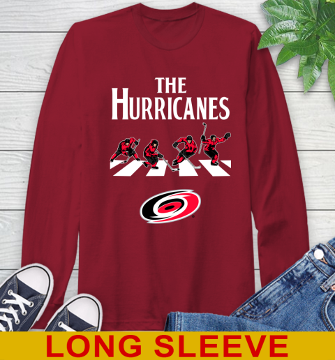 NHL Hockey Carolina Hurricanes The Beatles Rock Band Shirt Long Sleeve T-Shirt 9