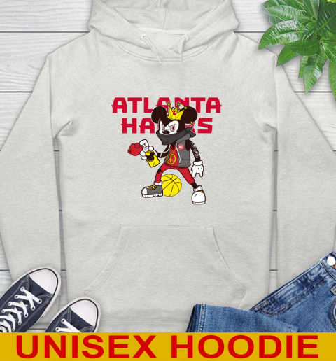 Atlanta Hawks NBA Basketball Mickey Peace Sign Sports Hoodie - Image 13