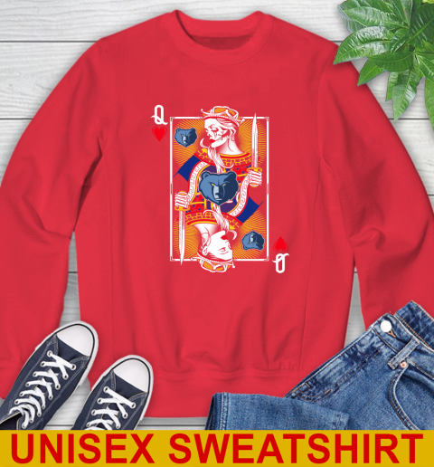 NBA Basketball Memphis Grizzlies The Queen Of Hearts Card Shirt Sweatshirt 12