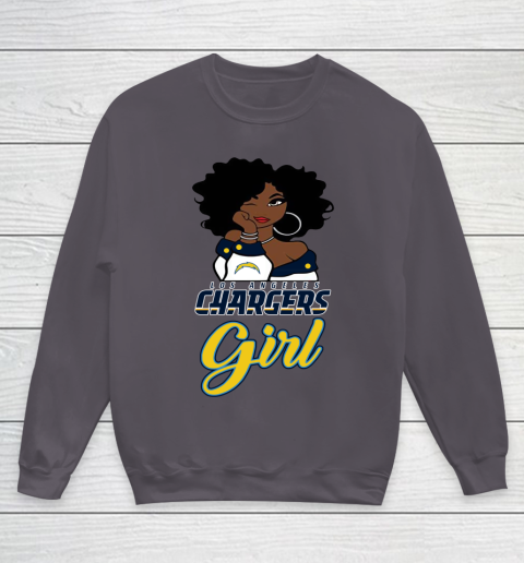 Los Angeles Chargers Girl NFL Youth Sweatshirt 6