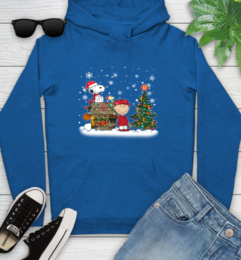 Houston Rockets NBA Basketball Christmas The Peanuts Movie Snoopy Championship Youth Hoodie 11