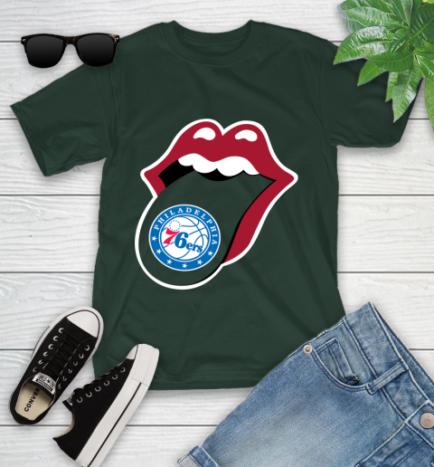 Philadelphia 76ers NBA Basketball Lips I Root For My Team Adoring Fan 107