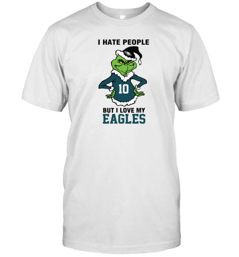 I Hate People But I Love My Eagles Philadelphia Eagles NFL Teams T-Shirt