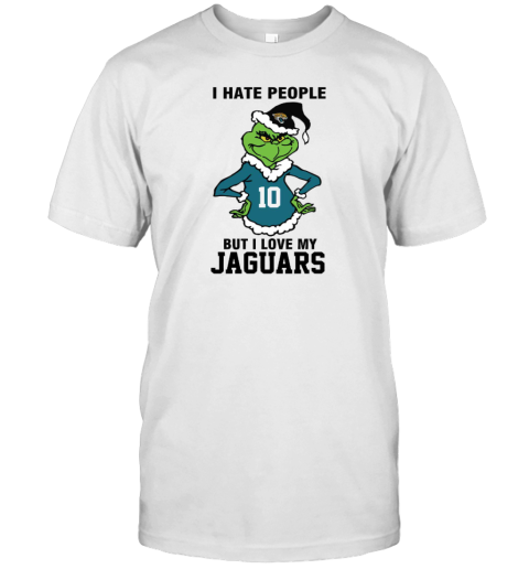 I Hate People But I Love My Jaguars Jacksonville Jaguars NFL Teams Unisex Jersey Tee