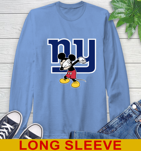 New York Giants NFL Football Dabbing Mickey Disney Sports Long Sleeve T-Shirt 11