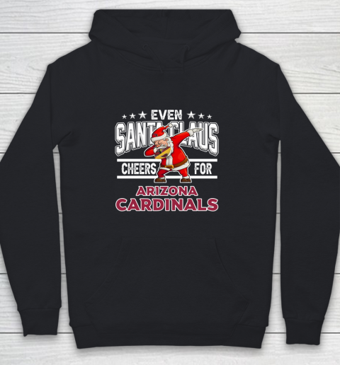 Arizona Cardinals Even Santa Claus Cheers For Christmas NFL Youth Hoodie