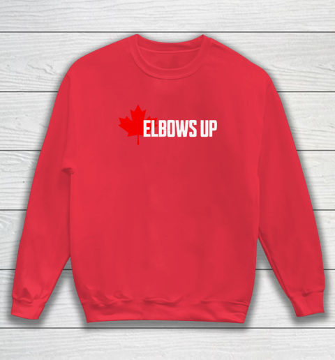 Elbows Up Canada True North Strong and Free Proud Canadian Sweatshirt 6