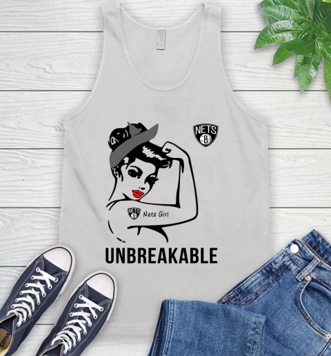 NBA Brooklyn Nets Girl Unbreakable Basketball Sports Tank Top