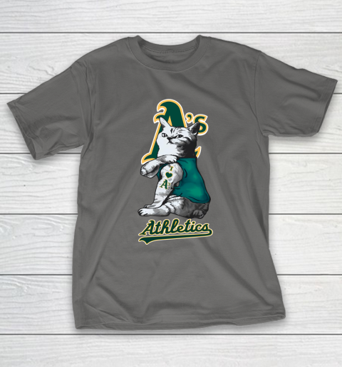 MLB Baseball My Cat Loves Oakland Athletics T-Shirt 8