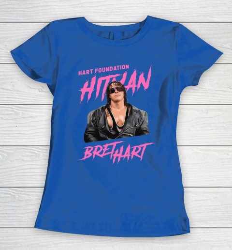 Bret Hart The Hitman Hart Foundation Women's T-Shirt 8
