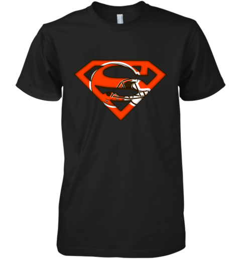 We Are Undefeatable The Cleveland Browns x Superman NFL Premium Men's T-Shirt