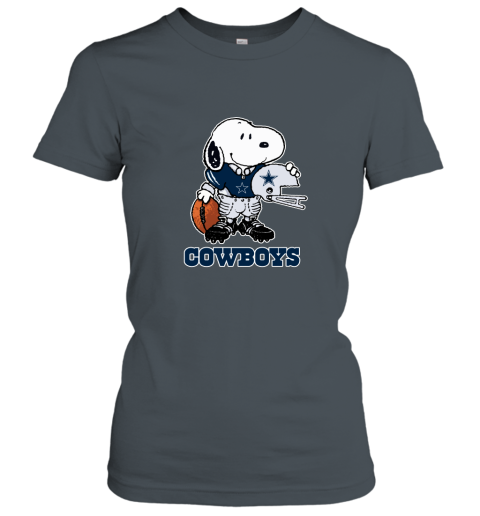 Snoopy A Strong And Proud Dallas Cowboys Player NFL Women's T-Shirt