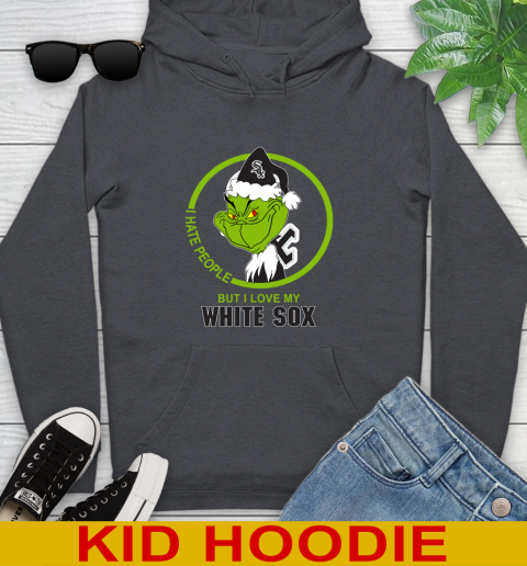 Chicago White Sox MLB Grinch I Hate People But I Love My Favorite Baseball Team 142