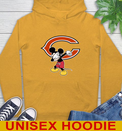 Chicago Bears NFL Football Dabbing Mickey Disney Sports Hoodie 3
