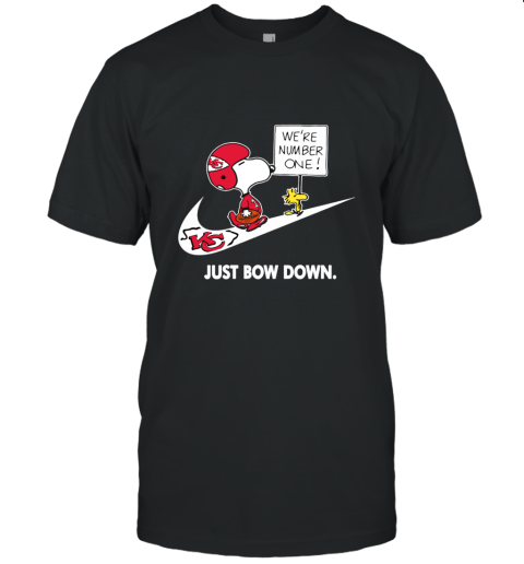 NFL Kansas City Chiefs Are Number One – nike Just Bow Down Snoopy