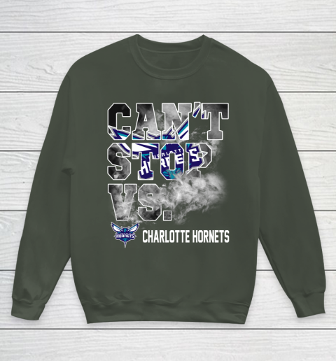 NBA Charlotte Hornets Basketball Can't Stop Vs Youth Sweatshirt 8