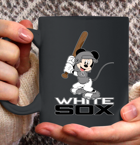 MLB Baseball Chicago White Sox Cheerful Mickey Mouse Shirt Ceramic Mug 15oz