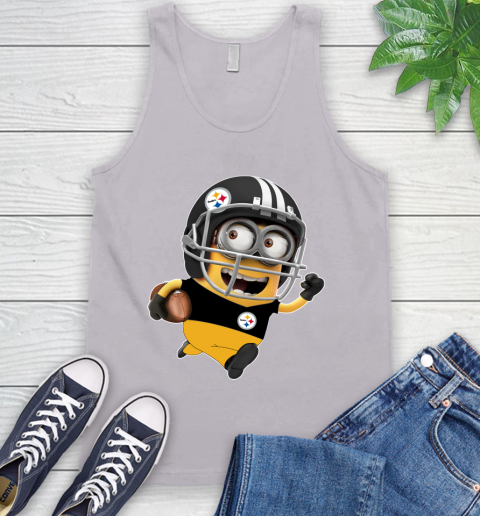 NFL Pittsburgh Steelers Minions Disney Football Sports Tank Top 4