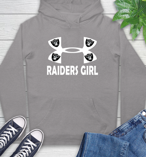 NFL Oakland Raiders Girl Under Armour Football Sports Hoodie 6