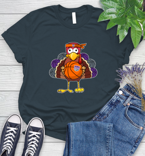 Sacramento Kings Turkey thanksgiving day Women's T-Shirt 8