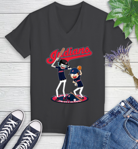 MLB Cleveland Indians Rick And Morty Baseball 84