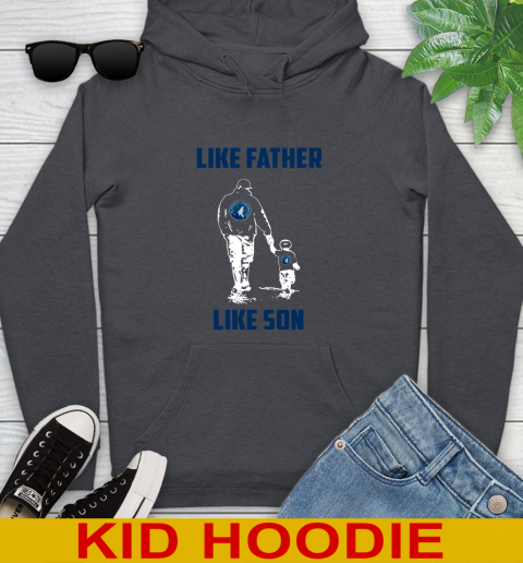 Minnesota Timberwolves NBA Basketball Like Father Like Son Sports Youth Hoodie 9