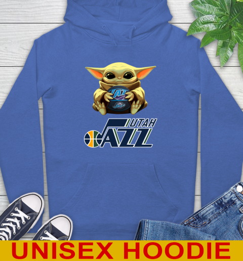NBA Basketball Utah Jazz Star Wars Baby Yoda Shirt 21