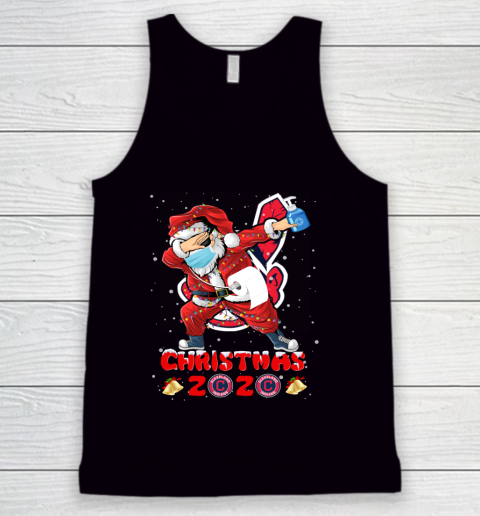 Cleveland Indians Funny Santa Claus Dabbing Christmas 2020 MLB Tank Top