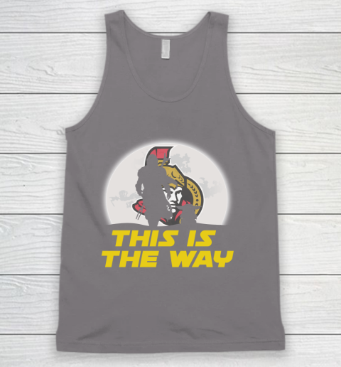 Ottawa Senators NHL Ice Hockey Star Wars Yoda And Mandalorian This Is The Way Tank Top 6