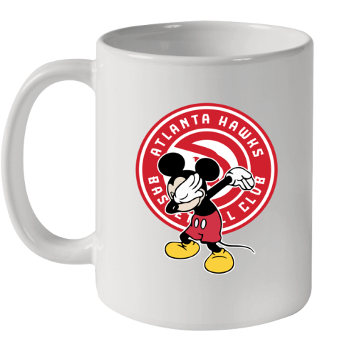 Atlanta Hawks NBA Basketball Dabbing Mickey Disney Sports Ceramic Mug 11oz