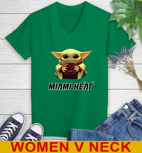 NBA Basketball Miami Heat Star Wars Baby Yoda Shirt 82