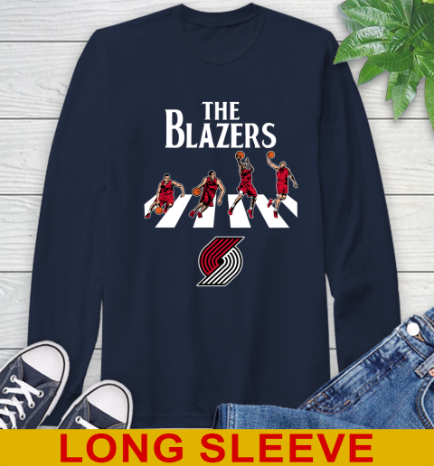 NBA Basketball Portland Trail Blazers The Beatles Rock Band Shirt Long Sleeve T-Shirt 3
