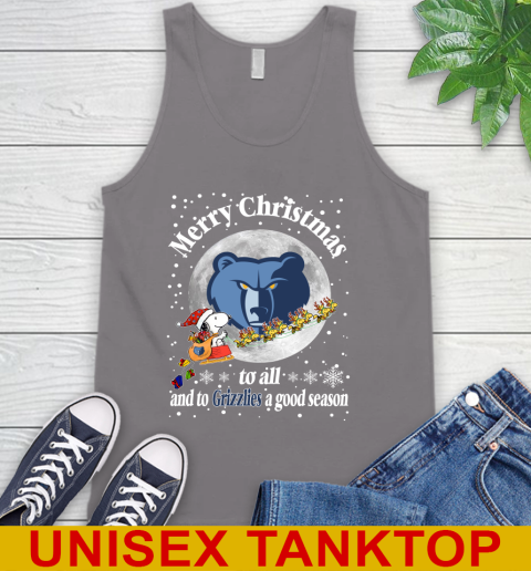 Memphis Grizzlies Merry Christmas To All And To Grizzlies A Good Season NBA Basketball Sports Tank Top 6