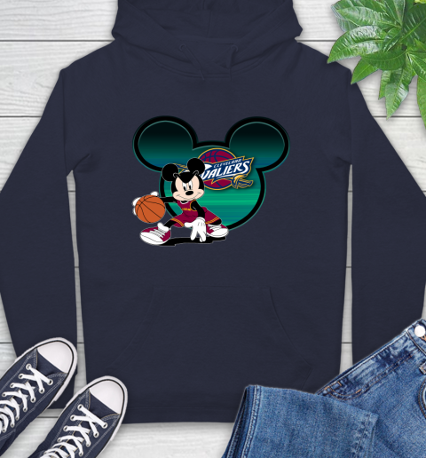 NBA Cleveland Cavaliers Mickey Mouse Disney Basketball Hoodie 4