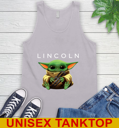 Star Wars Baby Yoda Hugs Lincoln Car Shirt 69