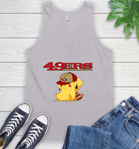 NFL Pikachu Football San Francisco 49ers Tank Top 4