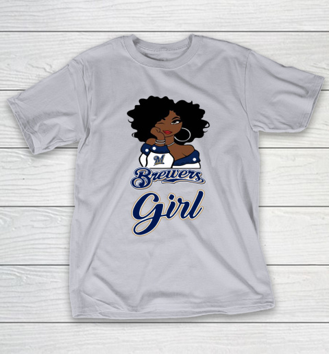 Milwaukee Brewerss Girl MLB T-Shirt 6