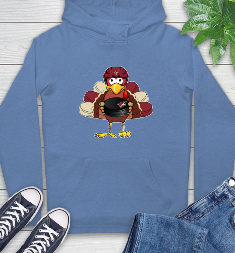 Arizona Coyotes Turkey Thanksgiving Day Hoodie 11