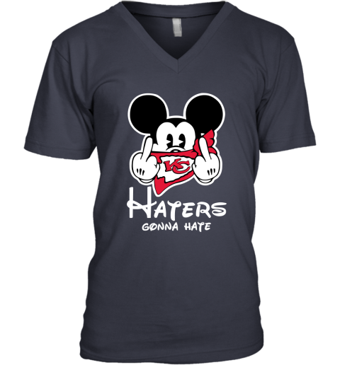 NFL Kansas City Chiefs Haters Gonna Hate Mickey Mouse Disney Football T  Shirt_000 Youth Sweatshirt