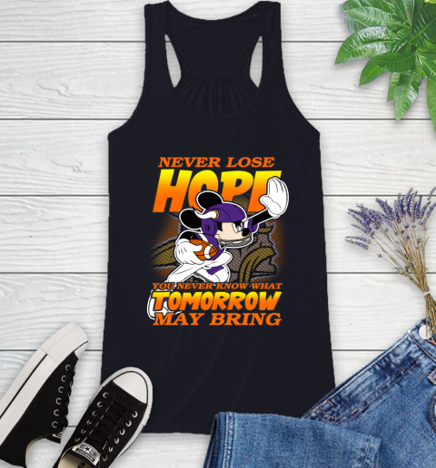 Minnesota Vikings NFL Football Mickey Disney Never Lose Hope Racerback Tank 9