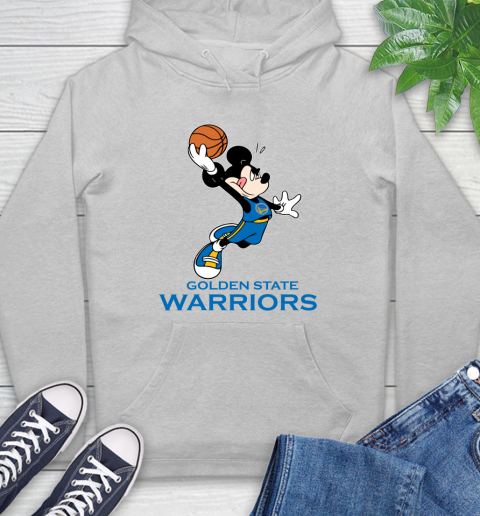 NBA Basketball Golden State Warriors Cheerful Mickey Mouse Shirt Hoodie 6