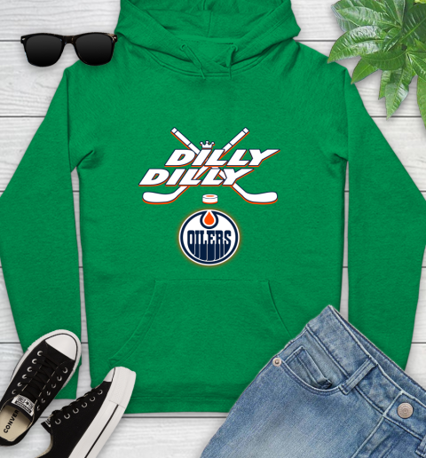 NHL Edmonton Oilers Dilly Dilly Hockey Sports Youth Hoodie 7