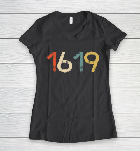 1619 Project Retro Women's V-Neck T-Shirt 6